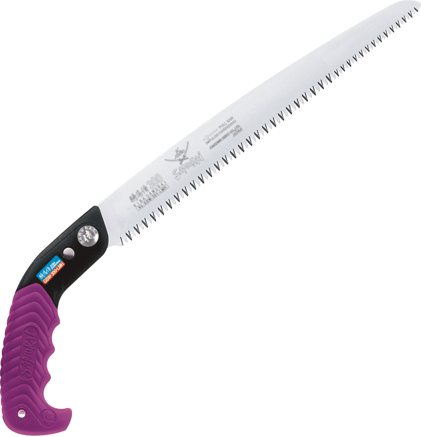 GSW KIBASAMURAI Straight saw in protective cover with variable tooth pitch