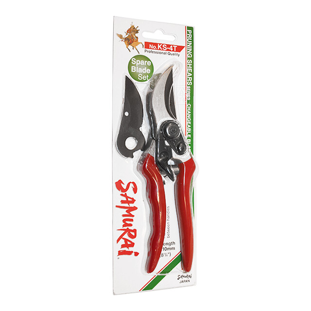KS-4TZSET/SB Secateurs with Teflon coated blade (extra spare blade included)