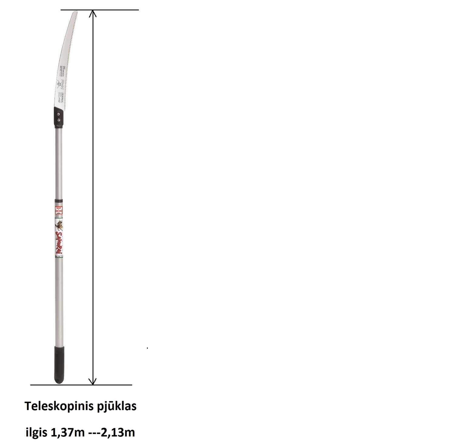ATP USHIWAKAMRU Saw with telescopic handle and (GC ICHIBAN) curved blade