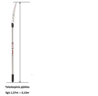 ATP USHIWAKAMRU Saw with telescopic handle and (GC ICHIBAN) curved blade