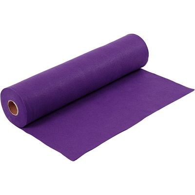 Felt - Purple (by the metre) W:45cm, thickness 1,5 mm, 180-200 g/m2