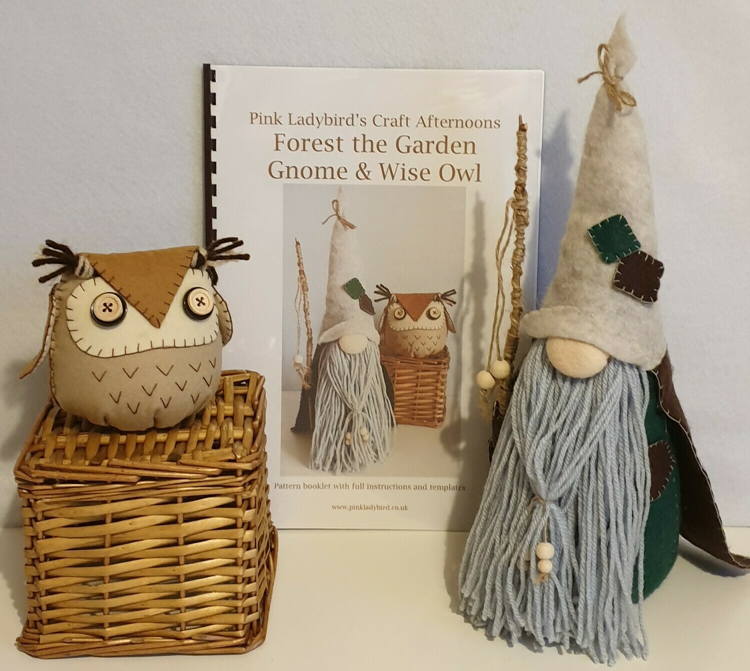 Sewing Pattern Booklet. Nordic Forest Gnome & Wise Owl