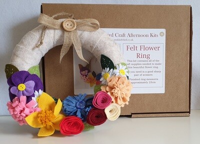 Craft Kit - Craft Afternoon Kit - Felt Flower Ring