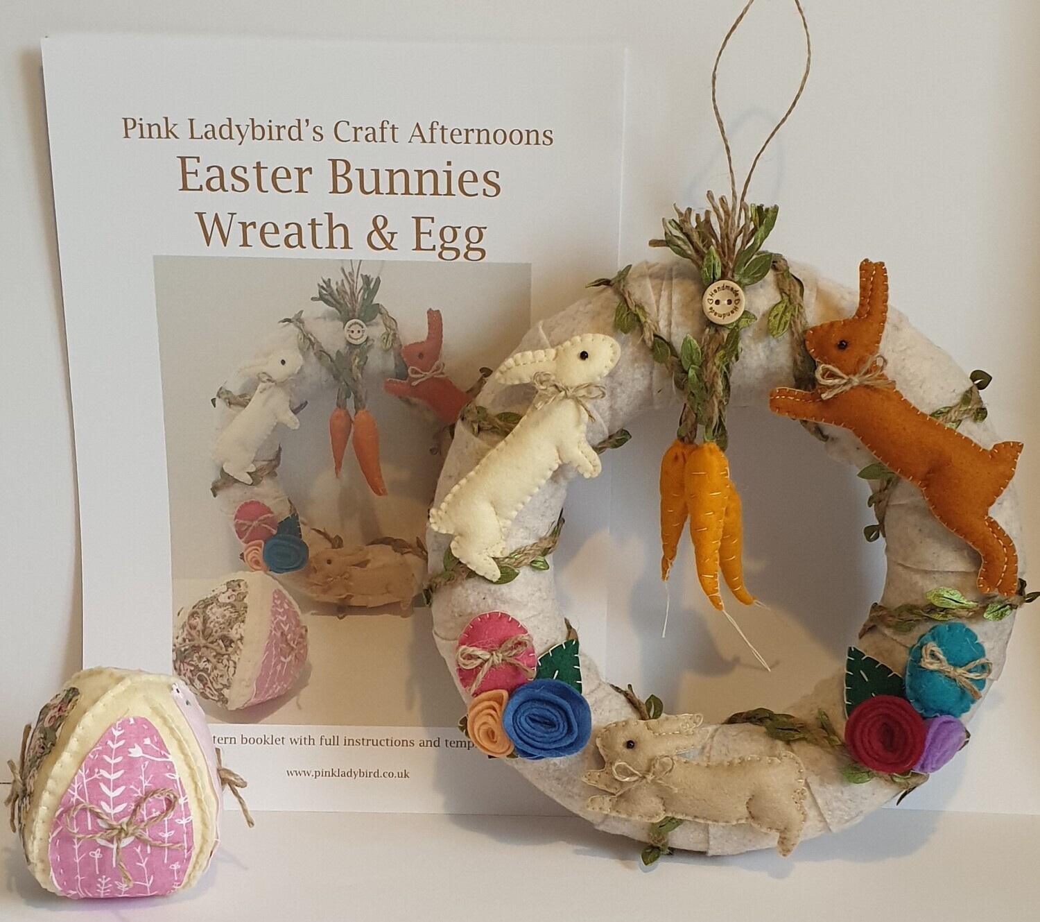 Sewing Pattern Booklet. Easter Bunnies & Egg
