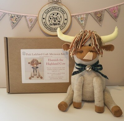 Craft Afternoon Kit - Hamish the Highland Cow