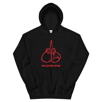 We Fight Daily See Through Hooded Sweatshirt