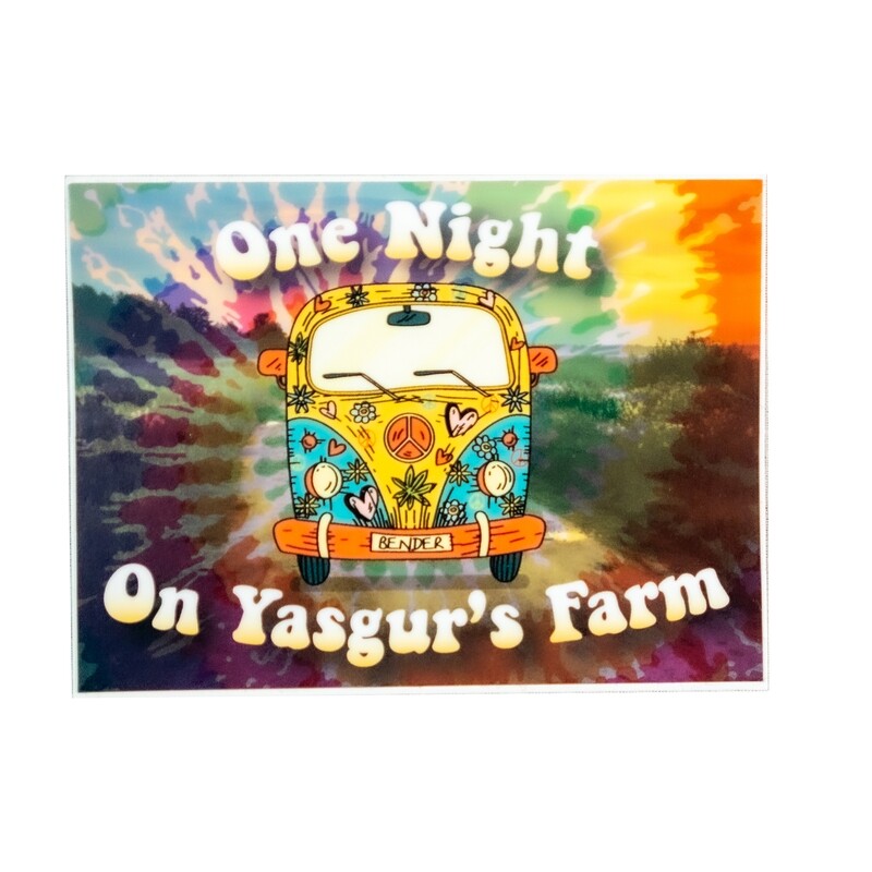 2019 One Night Yasgur's Farm Sticker