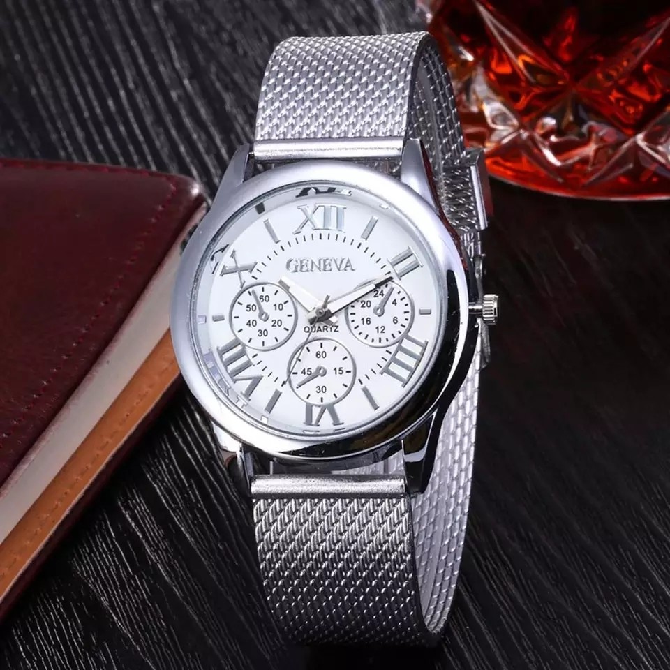 2019 Luxury Watch Women Relogio Feminino Quartz Wristwatch Three Eye Roman Scale Dial Casual Silicone Strap Ladies saat Watches