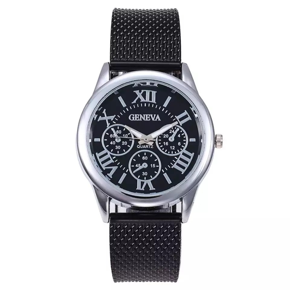 2019 Luxury Watch Women Relogio Feminino Quartz Wristwatch Three Eye Roman Scale Dial Casual Silicone Strap Ladies saat Watches