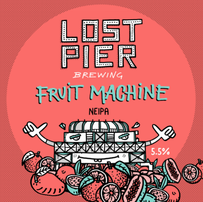 Fruit Machine NEIPA - Fresh Draught - 1L or 4pts Fruit Machine NEIPA - Fresh Draught - 1L or 4pts