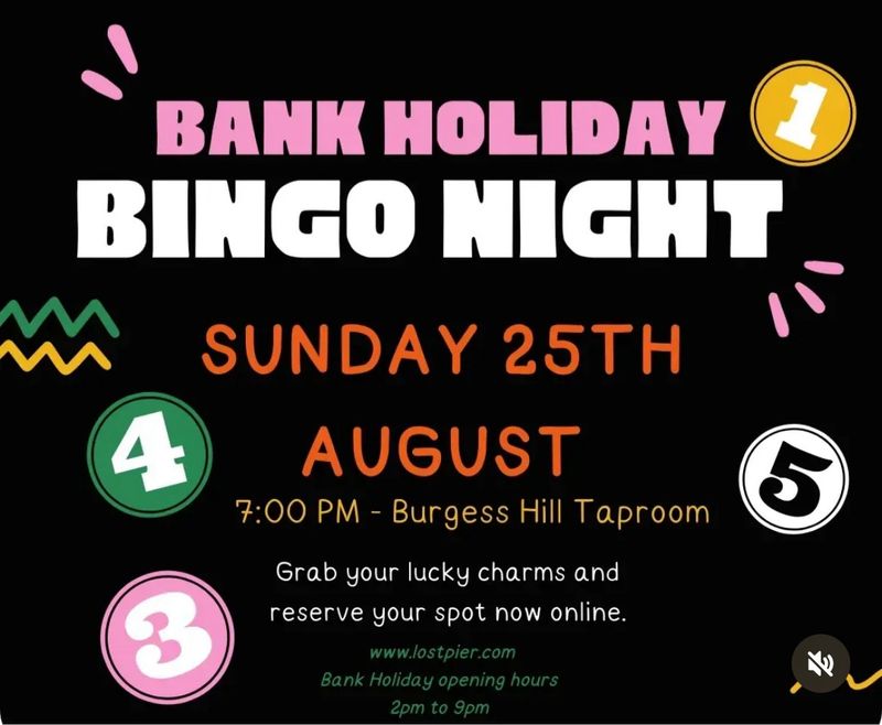 Bingo night 24th August