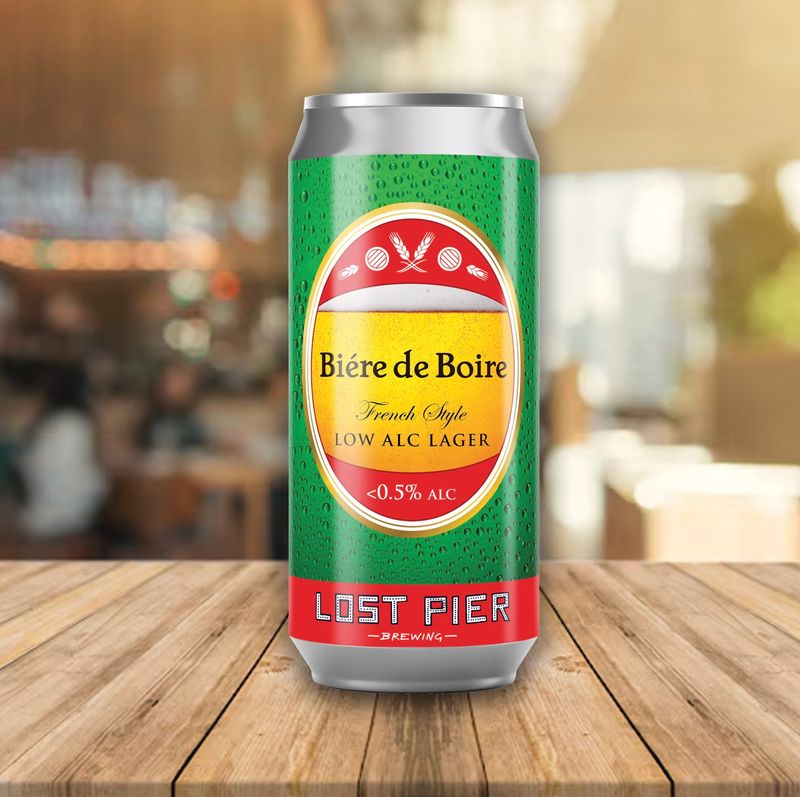 Bière de Boire – 0.5% AF Lager - 440ml