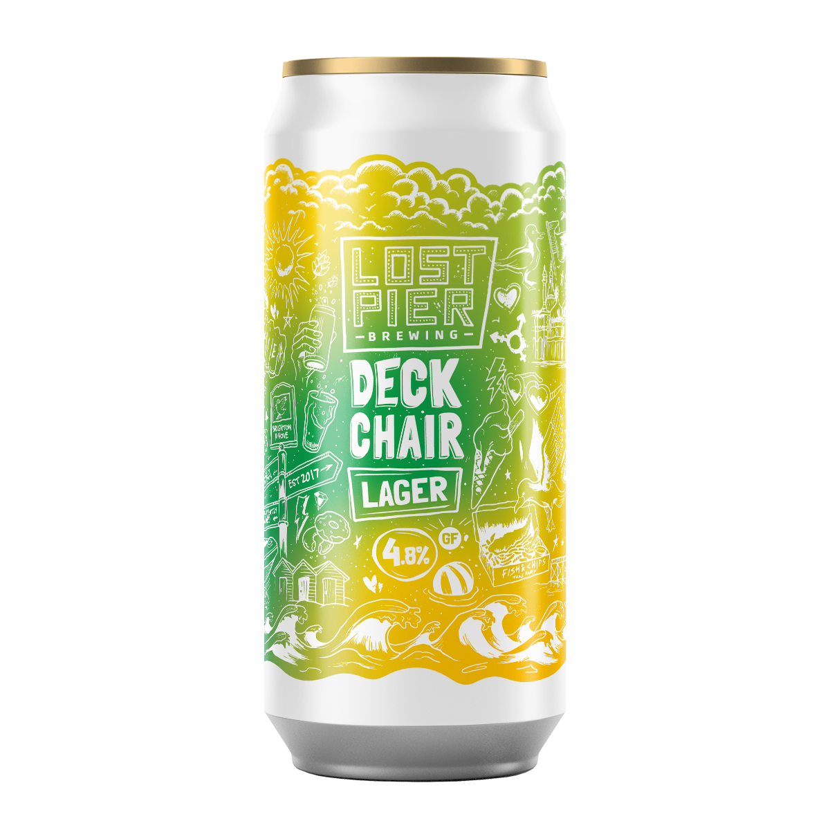 Deckchair Lagerbier - Gluten Free - 440ml