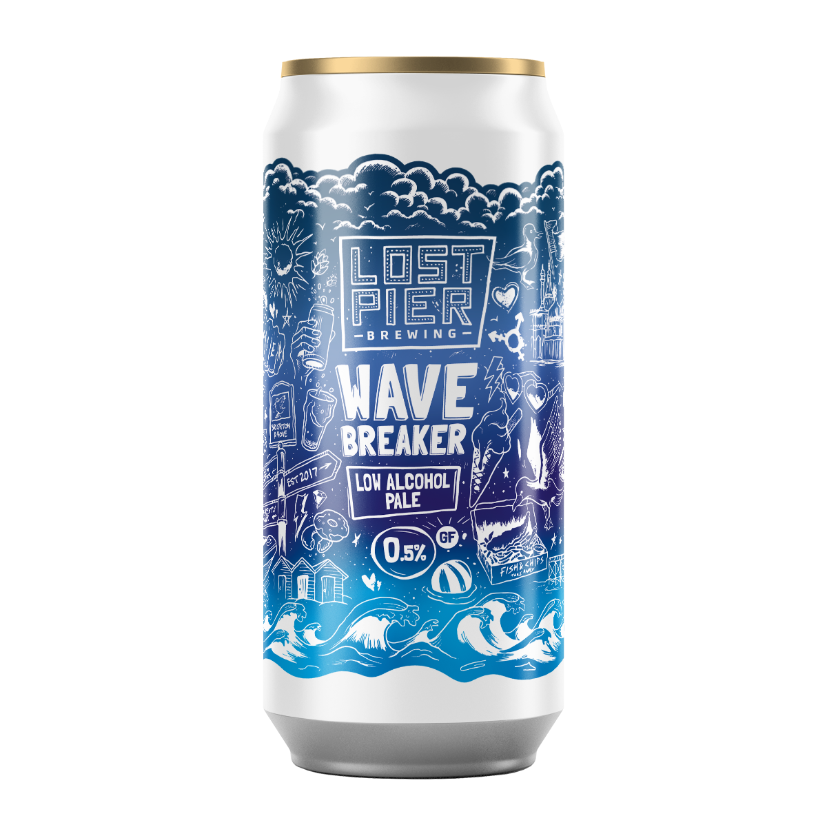Wave Breaker AF Hazy Pale 440ml