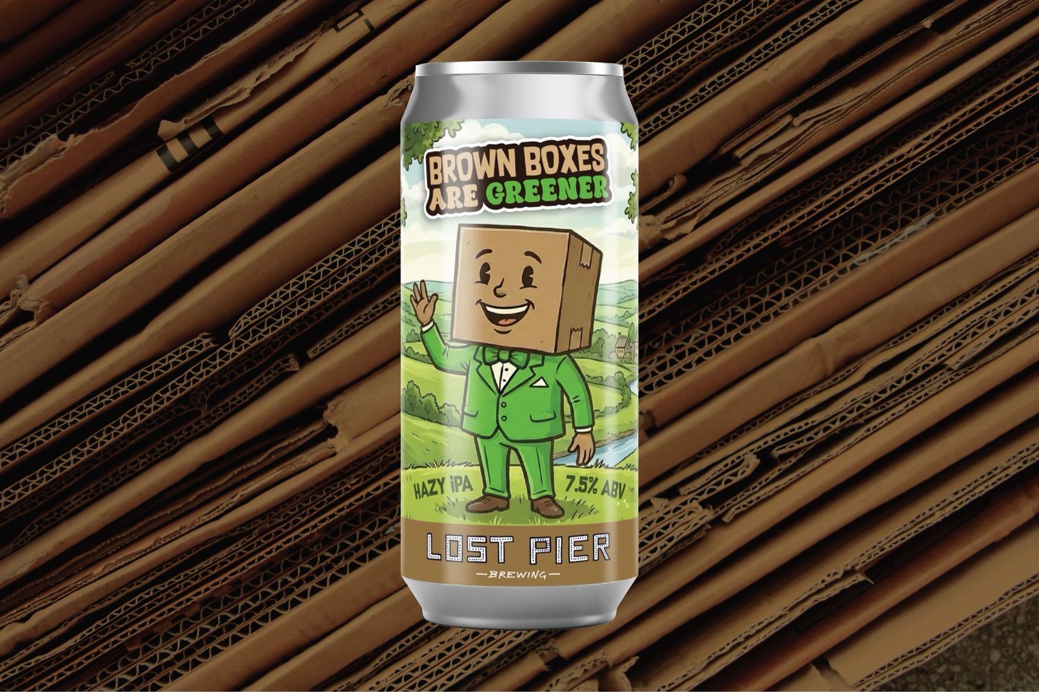 Brown Boxes Are Greener IPA 7.5%