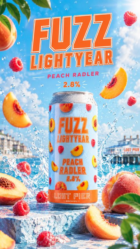 Fuzz Lightyear Peach Radler 2.8%