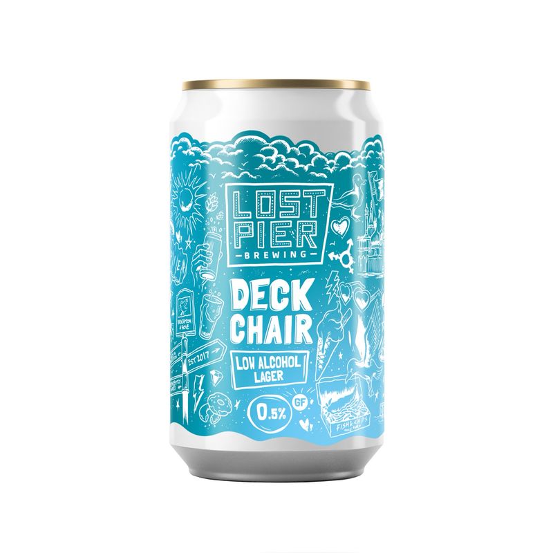 Deckchair 0.5% AF lager 330ml