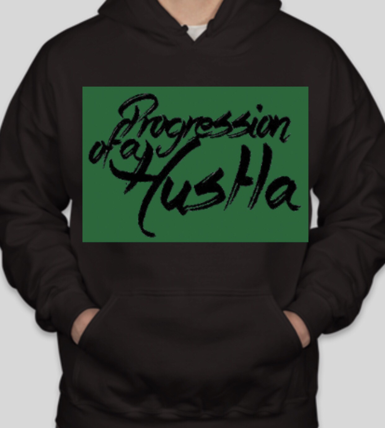 Retro Black POAH Box Hooded Sweatshirt