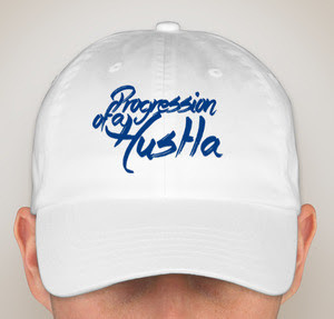 POAH White &amp; Matte Royal Blue Cap