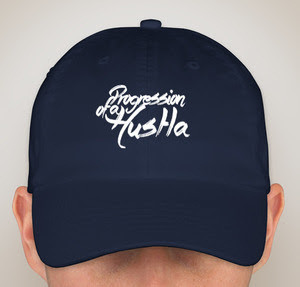 POAH Navy Blue &amp; Matte White Cap