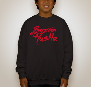 POAH Black &amp; Matte Red Crewneck