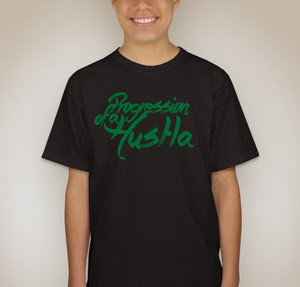 POAH Black &amp; Matte Kelly Green T Shirt