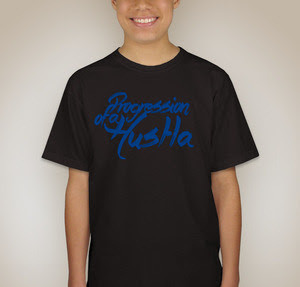 POAH Black &amp; Matte Royal Blue T Shirt
