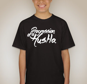 POAH Black &amp; Matte White T Shirt
