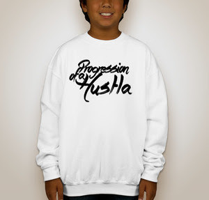 POAH White &amp; Matte Black Crewneck
