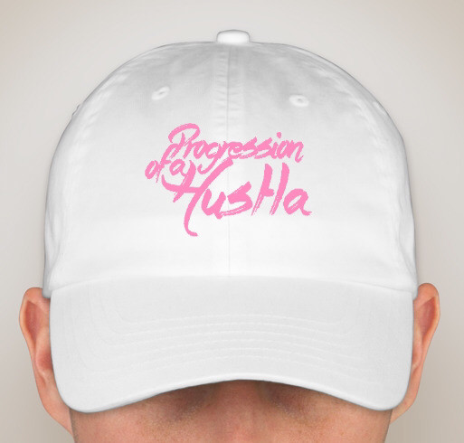 POAH White &amp; Matte Medium Pink Cap