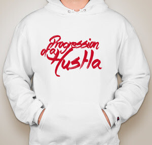 Retro White POAH Hooded Sweatshirt