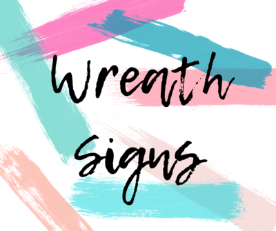 Wreath Signs