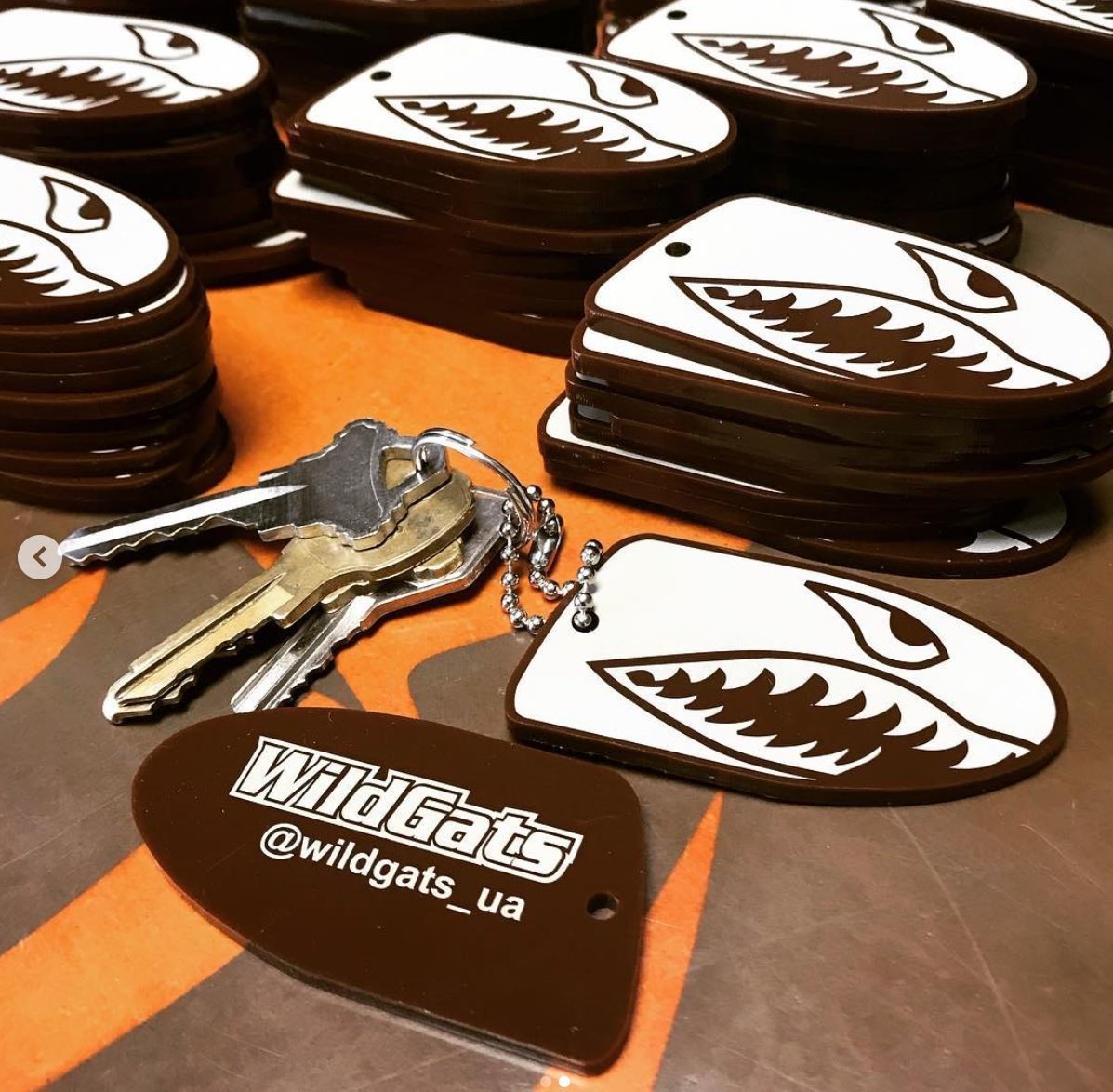 WildGats key chain charms
