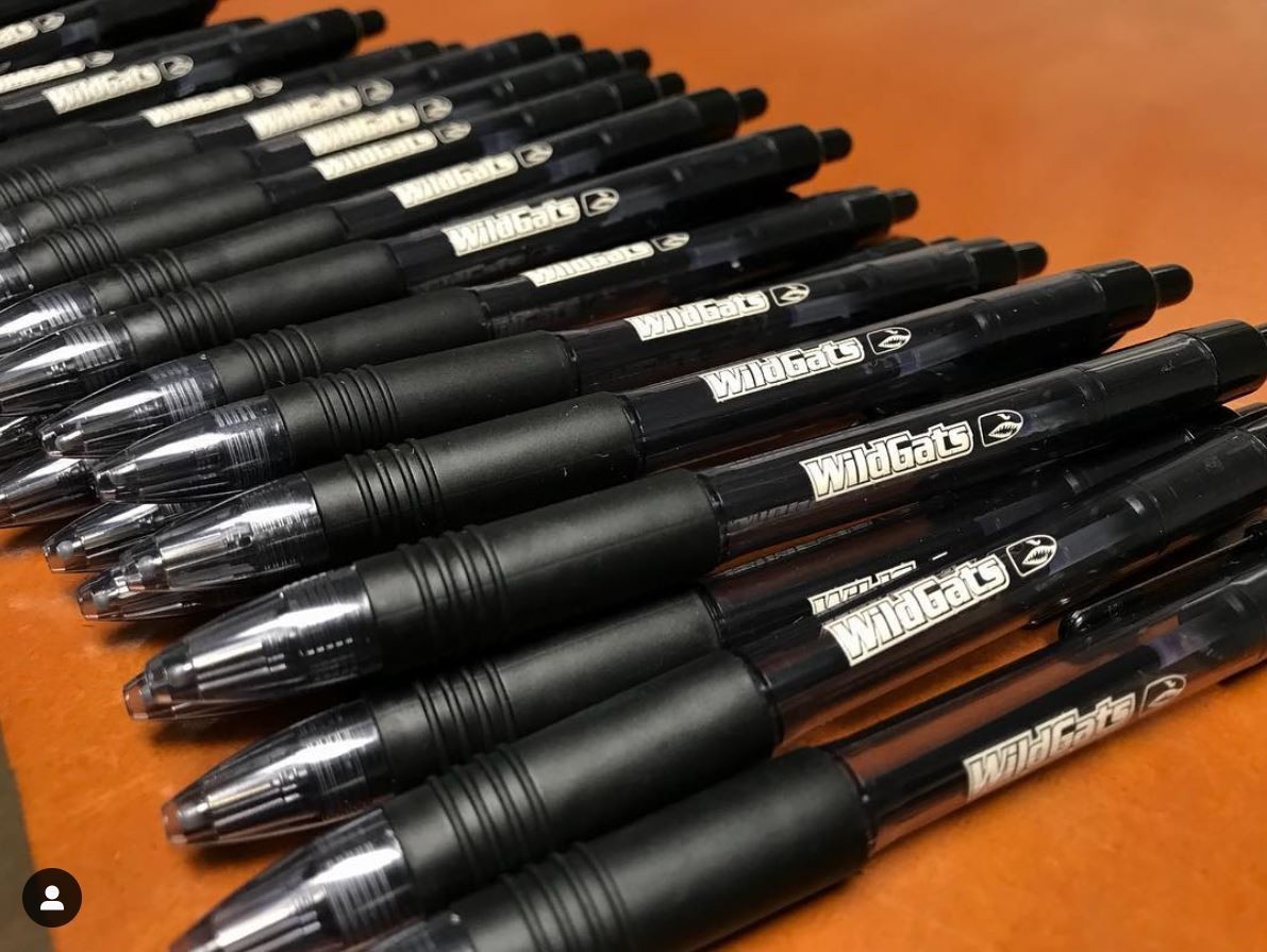 Zebra Ink Gel Pens with the WildGats logo