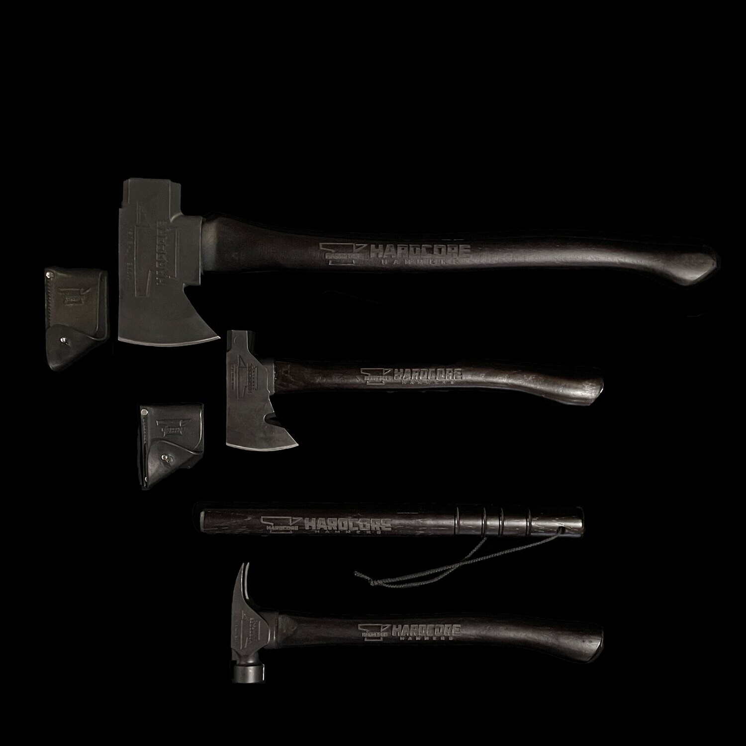Blackout Bundle - Axe, Hatchet, Thumper, & (Optional) Hammer