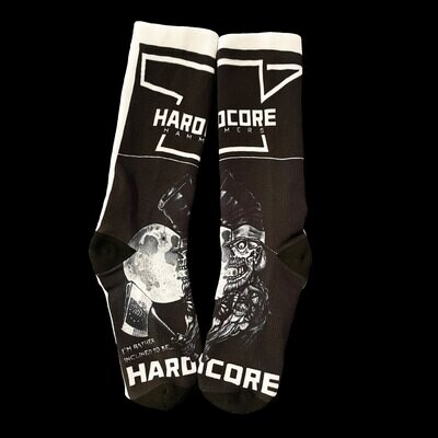 Hardcore Zombie Abe Socks