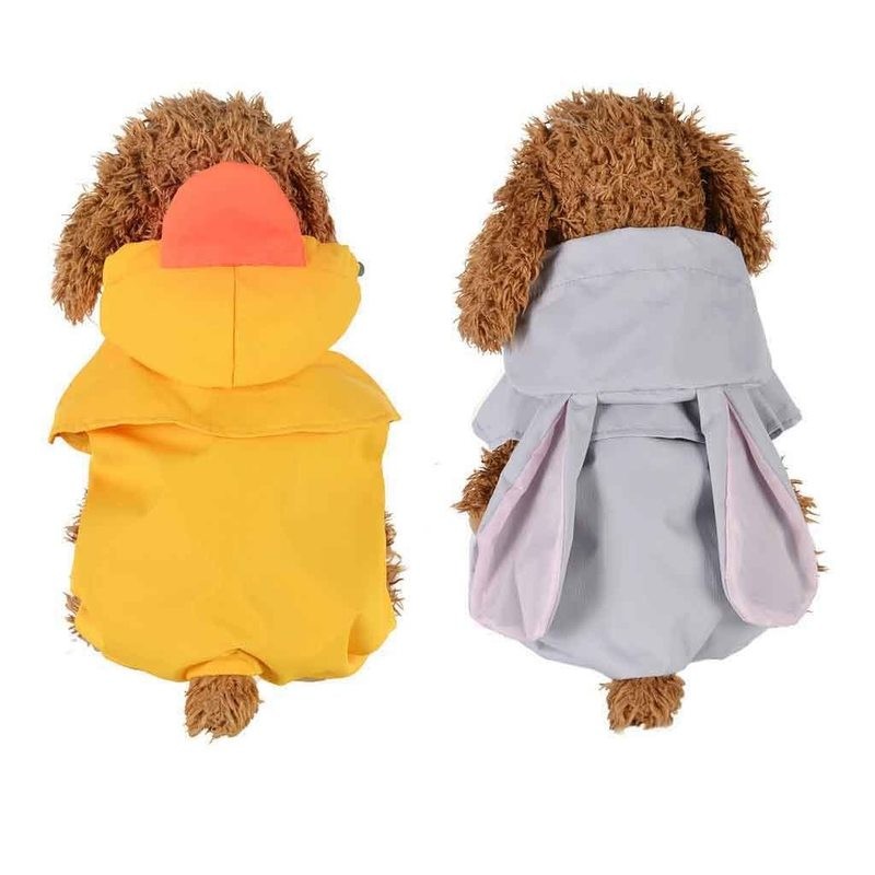 Pet Dog Hooded Raincoat