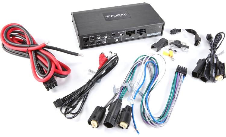 Focal FDP Sport V2 Compact 4-channel motorcycle/ATV amplifier — 150 watts RMS x 4