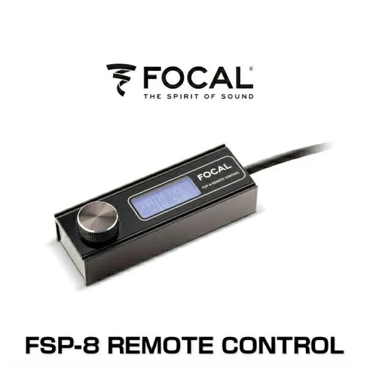 Focal FSP-8 Focal DSP Digital Sound Processor Remote Control