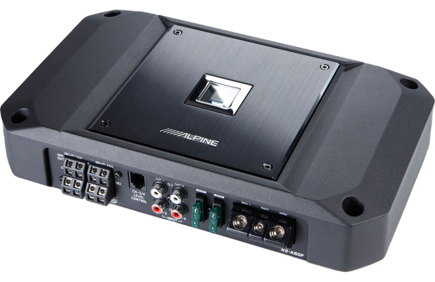 Alpine R2-A60F R2-Series 4-channel car amplifier — 100 watts RMS x 4