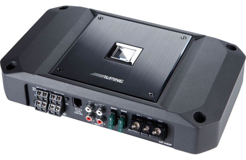 Alpine R2-A60F R2-Series 4-channel car amplifier — 100 watts RMS x 4