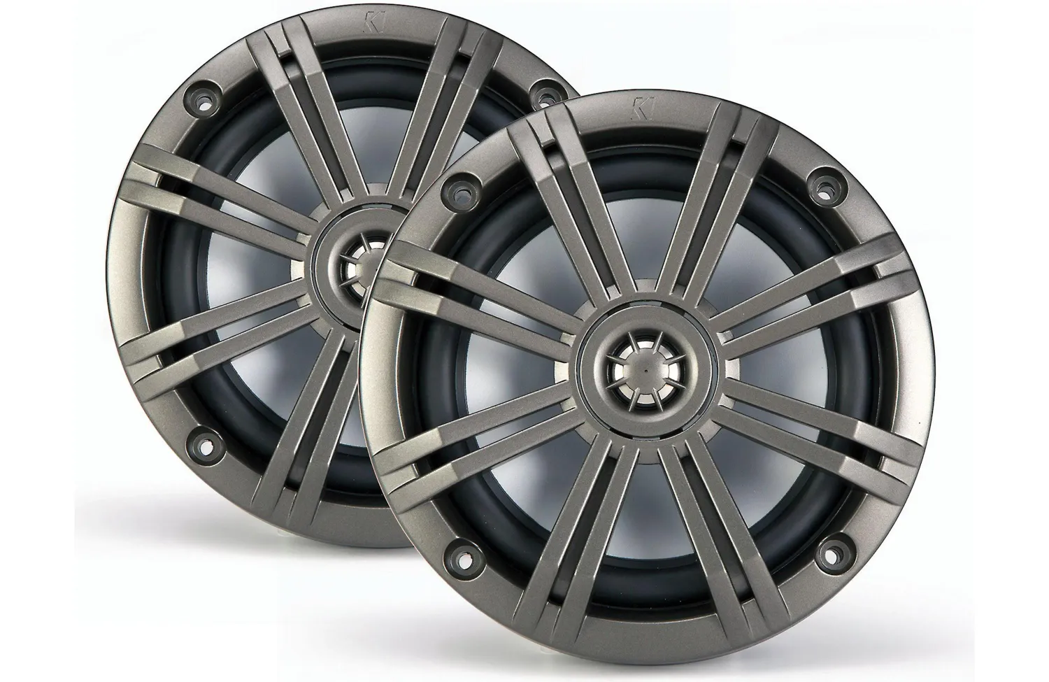 Kicker 41KM652C 6-1/2&quot; 2-way marine speakers (2-ohm)