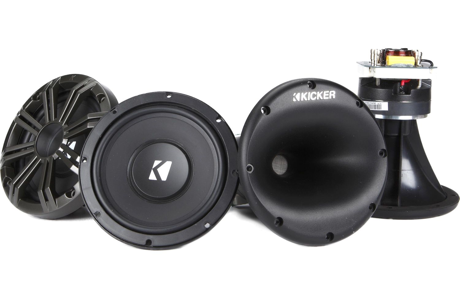 Kicker 41KMS674C 6-3/4&quot; marine component speaker system