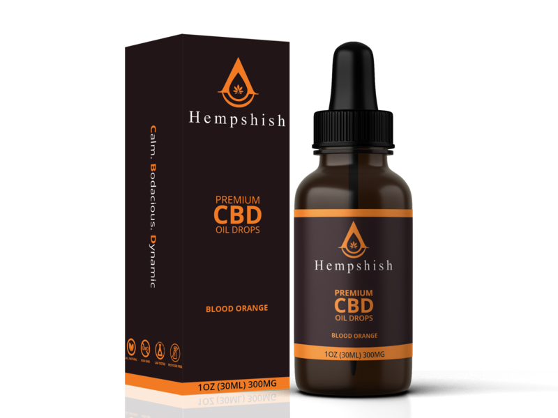Blood Orange CBD Oil Drops