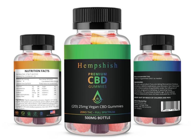 VEGAN CBD GUMMIES 500MG