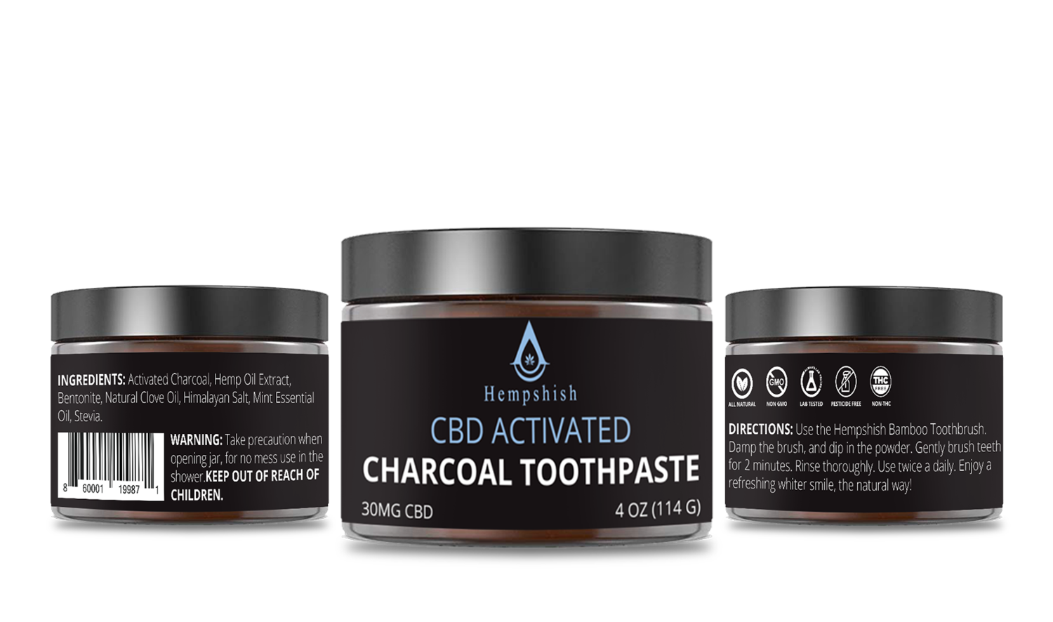 CBD Activated Charcoal Toothpaste