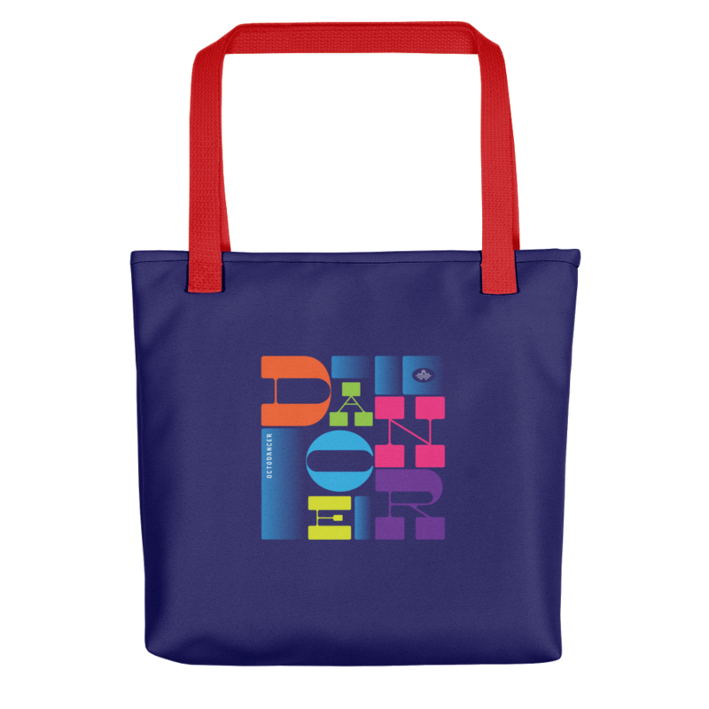 Dance Color Type Block Tote