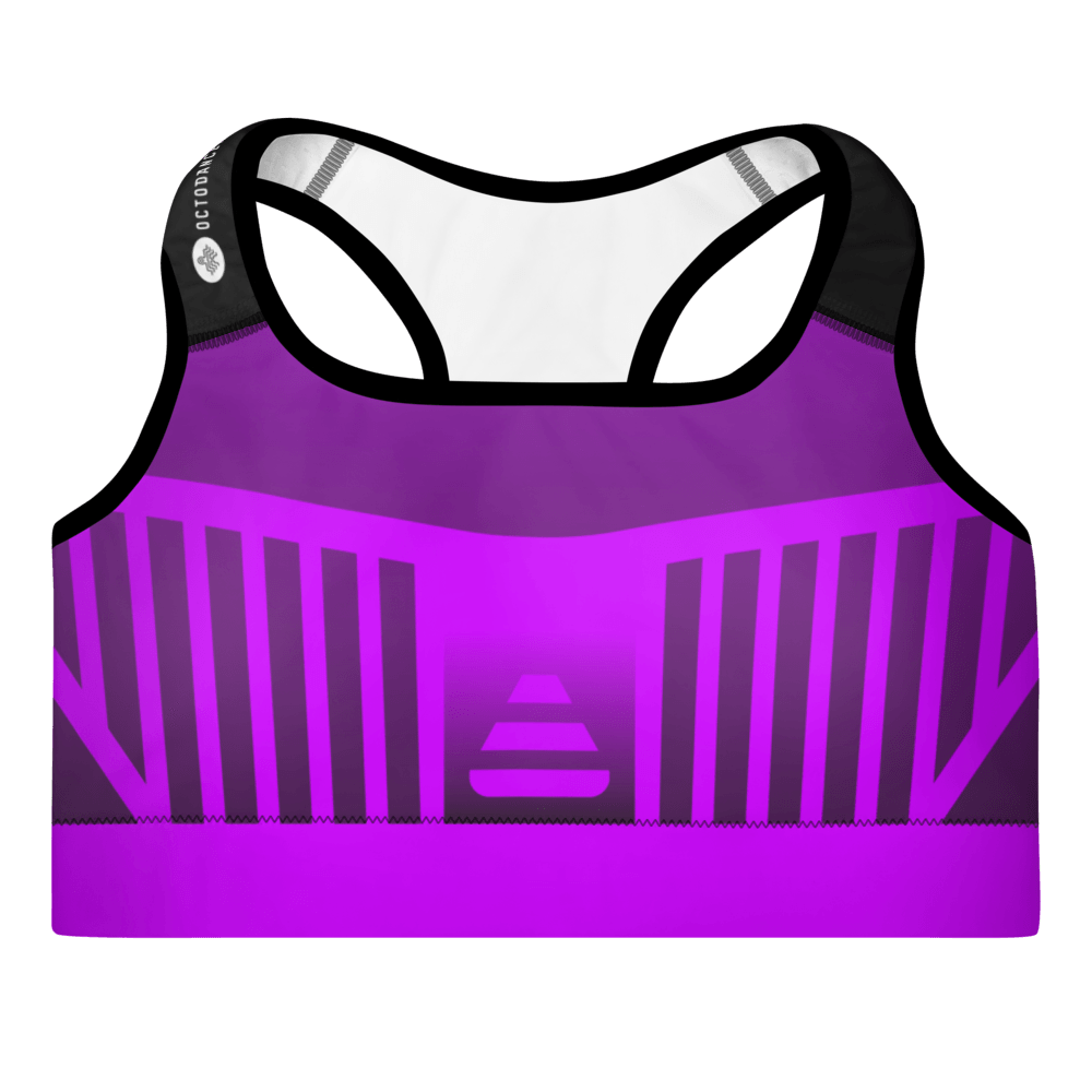 Purple Energy Padded Sports Bra