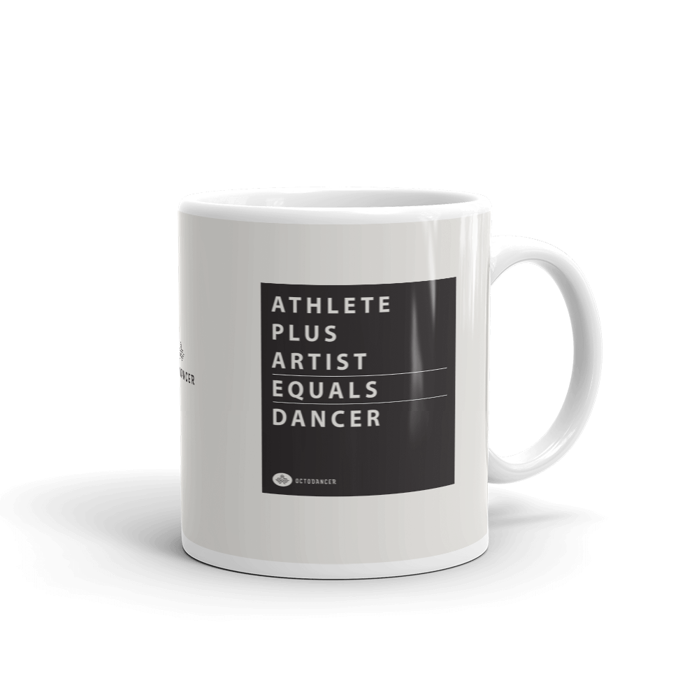 Athlete + Artist = Dancer Coffee Mug