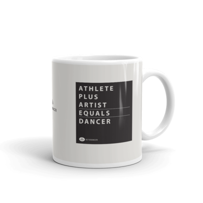 Athlete + Artist = Dancer Coffee Mug